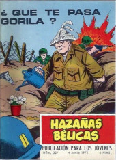 Hazañas bélicas (Vol.06 - 1958 série rouge) -327- ¿ Qué te pasa Gorila?