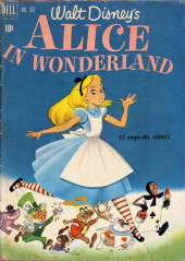 Four Color Comics (2e série - Dell - 1942) -331- Walt Disney's Alice in Wonderland
