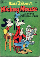 Four Color Comics (2e série - Dell - 1942) -401- Walt Disney's Mickey Mouse and Goofy's Mechanical Wizard