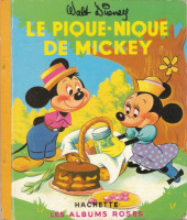 Les albums Roses (Hachette) -14a1972- Le pique-nique de Mickey