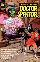 The occult Files of Dr Spektor (Gold Key - 1973) -25- The Grave Opens... A Condemned Soul Returns to Lead the Cult of the Vampire!