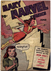 Couverture de Mary Marvel (Fawcett - 1945) -2- Shazam!
