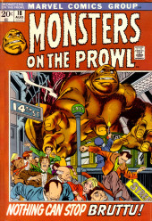 Couverture de Monsters on the prowl (Marvel comics - 1971) -18- Nothing Can Stop Bruttu!