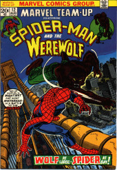 Marvel Team-Up Vol.1 (1972) -12- Wolf At Large -- Spider At Bay!