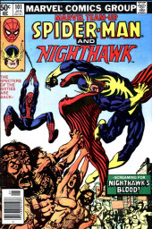 Marvel Team-Up Vol.1 (1972) -101- The Specters of the Sixties are Back-- --Screaming for Nighthawk's Blood!