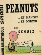 Peanuts (Divers) -MR1383- ... et manger ... et dormir