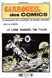 Carrousel des comics -12- Le Lone Ranger / Tim Tyler
