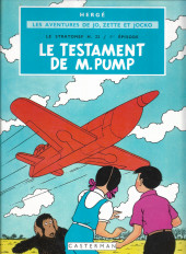 Jo, Zette et Jocko (Les Aventures de) -1B43- Le testament de M. Pump