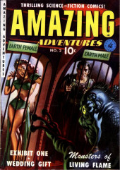 Amazing Adventures (Ziff-Davis - 1950) -2- Monsters of Living Flame