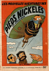 Couverture de Les pieds Nickelés (3e série) (1946-1988) -7- Les Pieds Nickelés en Amérique