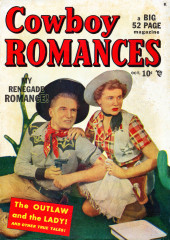 Cowboy romances (1949) -1- The Outlaw and the Lady!