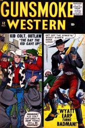 Gunsmoke Western (Atlas Comics - 1957) -52- The Day the Kid Gave Up!/Wyatt Earp Turns Badman!