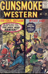 Gunsmoke Western (Atlas Comics - 1957) -54- The Men Who Vanish!/Jailbreak in Dodge City!