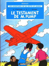 Jo, Zette et Jocko (Les Aventures de) -1e2001- Le testament de M.Pump