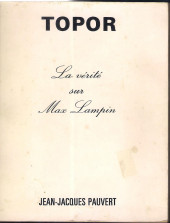 (AUT) Topor -1968- La vérité sur Max Lampin