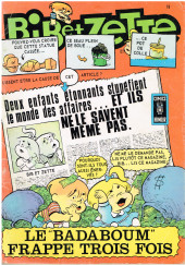 Bib et Zette (2e Série - Pop magazine/Comics humour) -19'- le badaboum frappe trois fois