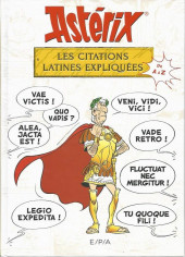 Astérix (Autres) -a2019'- Les citations latines expliquées de A à Z