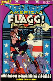 Couverture de American Flagg! Vol.1 (First Comics - 1983) -2- Jukebox Saturday Night! (Sunday Morning, Too!)