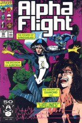 Alpha Flight Vol.1 (1983) -95- The Power of Windshear! The Decision of Aurora! The Agony of Diamond Lil!