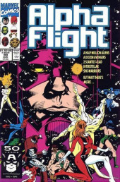 Alpha Flight Vol.1 (1983) -99- A Half Million Aliens A Dozen Avengers 2 Scantily-Clad Interstellar She-Warriors But Wait There's More...