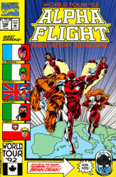 Alpha Flight Vol.1 (1983) -108- World Tour '92 This Stop: Europe