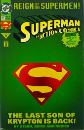 Action Comics (1938) -687- Reign of the Supermen! The Last Son of Krypton is Back!
