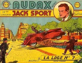 Audax (1re série - Audax présente) (1950) -34- Jack SPORT : La loge n° 7