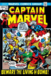 Couverture de Captain Marvel Vol.1 (1968) -23- Beware The Living H-Bomb!