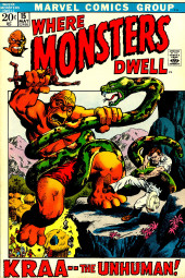 Where Monsters Dwell Vol.1 (1970) -15- Kraa -- the Unhuman!