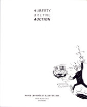 (Catalogues) Ventes aux enchères - Divers -2022- Huberty Breyne - Bande dessinée et illustration - Jeudi 9 juin 2022 - Bruxelles