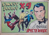 Aventures et mystère (2e série après-guerre) -115- L'agent secret X-9 : Le message mystérieux