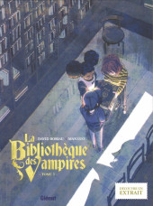 La bibliothèque des vampires -1Extrait- Tome 1