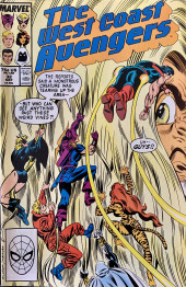 The west Coast Avengers (1985) -32- Buried monsters!
