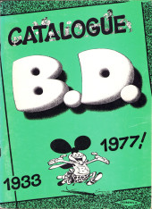 (Catalogues) Éditeurs, agences, festivals, fabricants de para-BD... -1978- Chlorophylle - 1933-1977 - Catalogue