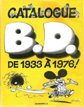 (Catalogues) Éditeurs, agences, festivals, fabricants de para-BD... -1977- Chlorophylle - 1933-1976 - Catalogue