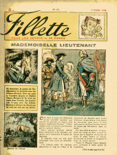 Fillette (Après-guerre) -86- Mademoiselle Lieutenant