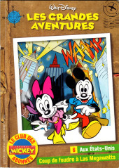 Couverture de Les grandes aventures (Disney) -6- Aux États-Unis - Coup de foudre à Las Megawatts