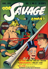 Couverture de Doc Savage Comics Vol.1 (Street & Smith Publications - 1940) -8- The Long Lost Treasure