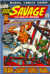 Doc Savage Vol.1 (Marvel Comics - 1972) -1- Death -- Eighty Stories High!