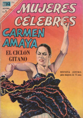 Mujeres célebres (1961 - Editorial Novaro) -71- Carmen Amaya - El ciclón gitano