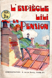 Lili (L'espiègle) -3d1929- L'espiègle Lili en pension