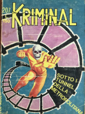 Kriminal (Editoriale Corno) -207- Sotto i Tunnel della Metropolitana