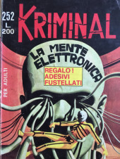Kriminal (Editoriale Corno) -252- La mente Elettronica,