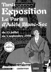 Adèle Blanc-Sec (Les Aventures Extraordinaires d') -Cat1998- Exposition Le Paris d'Adèle Blanc-Sec