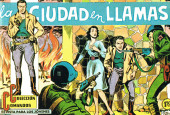 Colección Comandos (Editorial Valenciana - 1957) -74- La ciudad en llamas