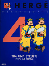 Hergé - Werkausgabe (Intégrale en allemand) -4- Der blaue Lotos/Der Arumbaya-Fetisch/Stups und Steppke