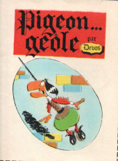 Le chevalier de la Haulte-Huppe -4MR530- Pigeon... geôle