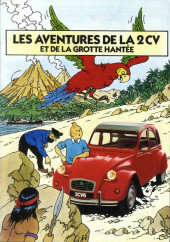Tintin - Publicités -Citroën- Les aventures de la 2CV et de la grotte hantée