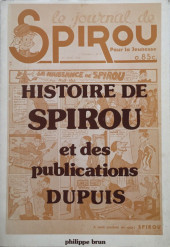 (DOC) Études et essais divers -1975- DUPUIS : Histoire de Spirou et des publications Dupuis