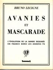 (DOC) Études et essais divers - Avanies et mascarades - L'Évolution de la bande dessinée en France dans les années 70